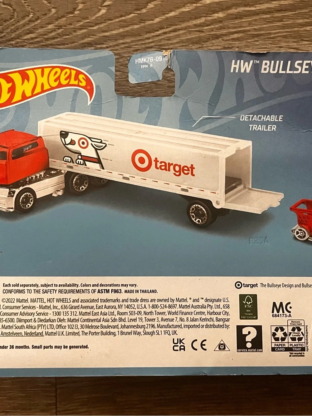 Hot Wheels Target Red Delivery Truck Toy